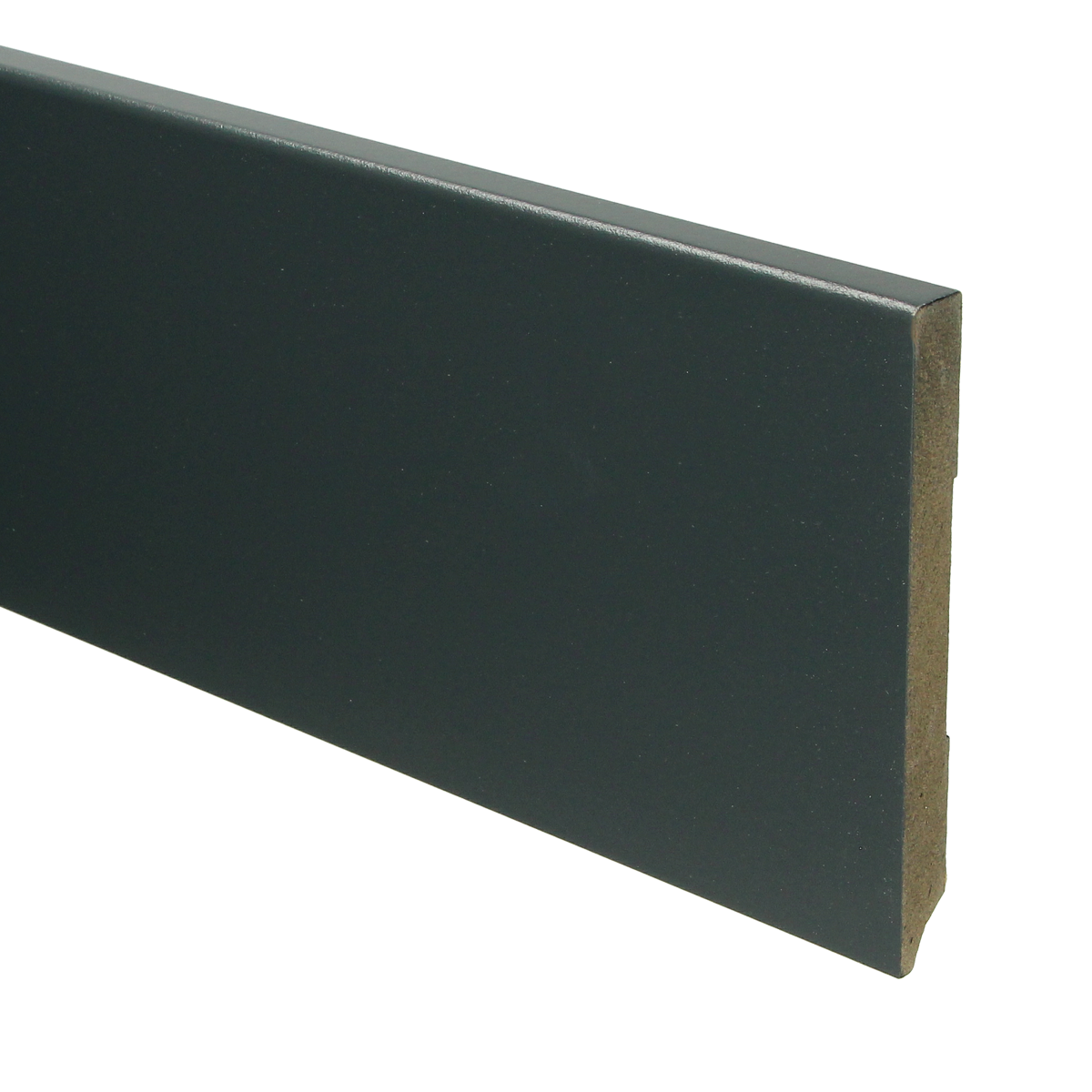MDF Moderne plint 120x12 voorgelakt RAL 7016