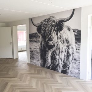 PVC visgraat vloer Friesland Woonkamer