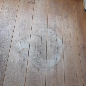 Schade houten vloer renoveren Assen