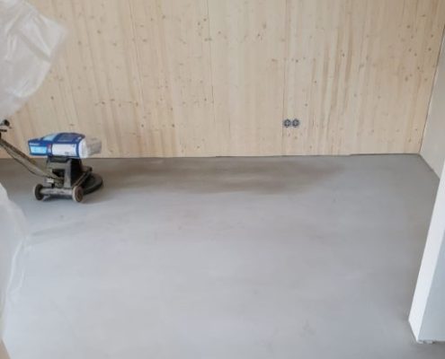 PVC vloer in aanbouw Parketmeester Assen