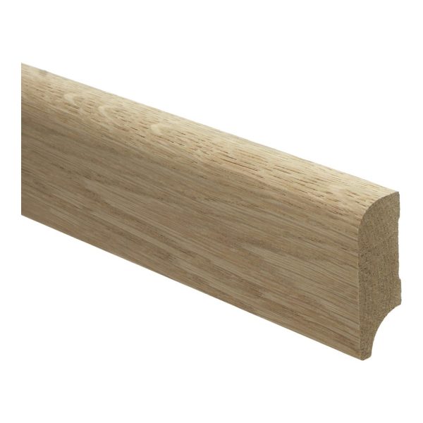Koloniale plint 58x22 eiken onbewerkt - Afbeelding 2