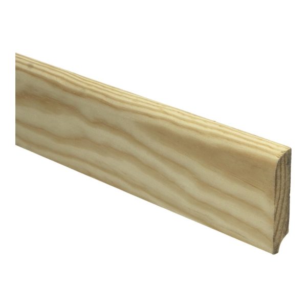 Franse plint 60x13 grenen onbewerkt - Afbeelding 2