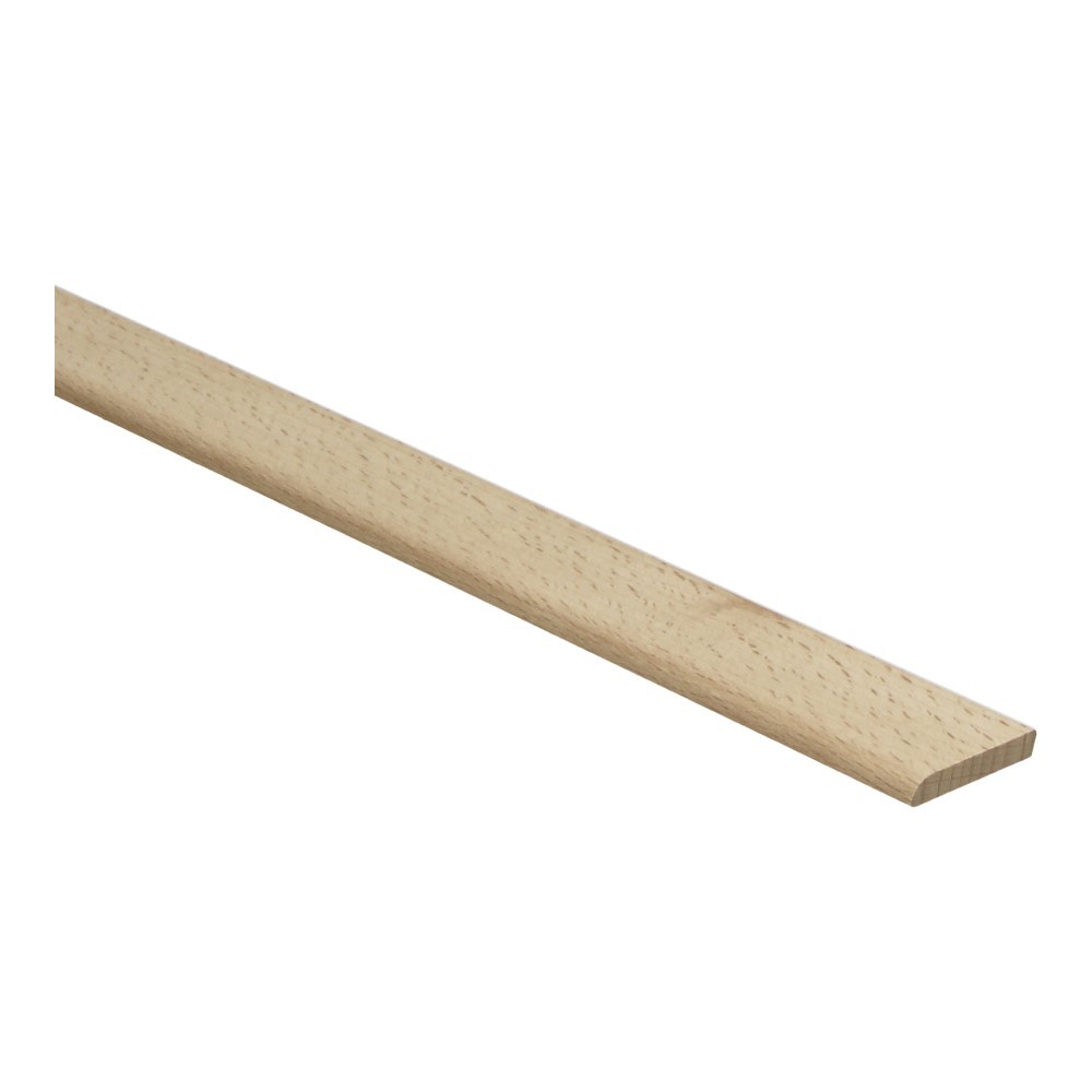 Afwerklijst 6x28 gestoomd beuken onbewerkt - Afbeelding 2