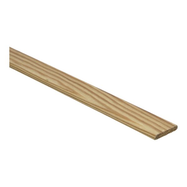 Afwerklijst 6x28 grenen gelakt - Afbeelding 2