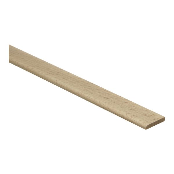 Afwerklijst 6x28 licht beuken gelakt - Afbeelding 2