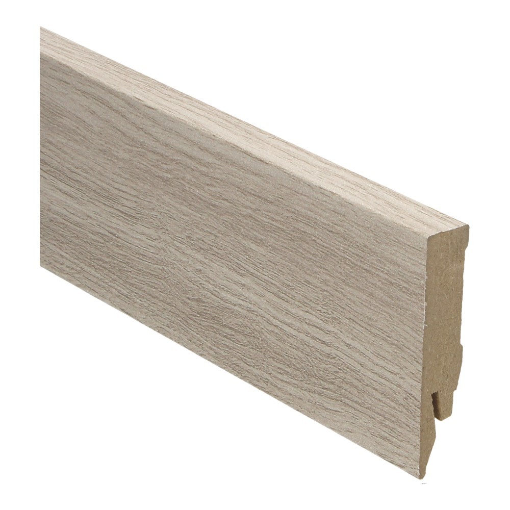 Rechte folieplint 70x14 eiken wit getint - Afbeelding 2