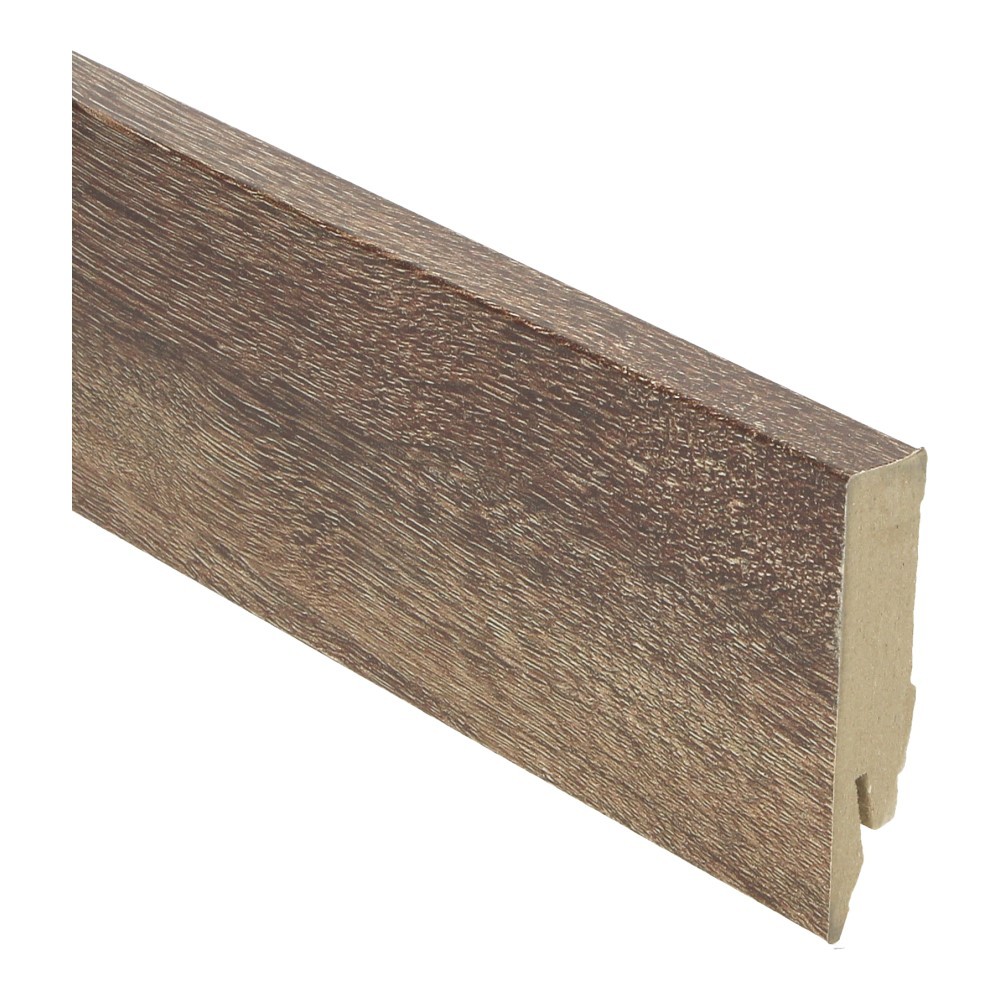 Rechte folieplint 70x14 eiken geborsteld bruin - Afbeelding 2
