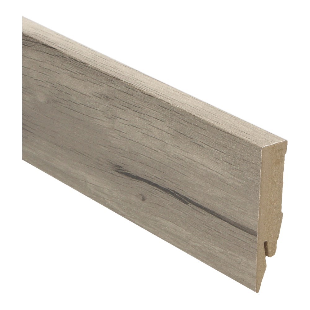 Rechte folieplint 70x14 oud eiken licht - Afbeelding 2