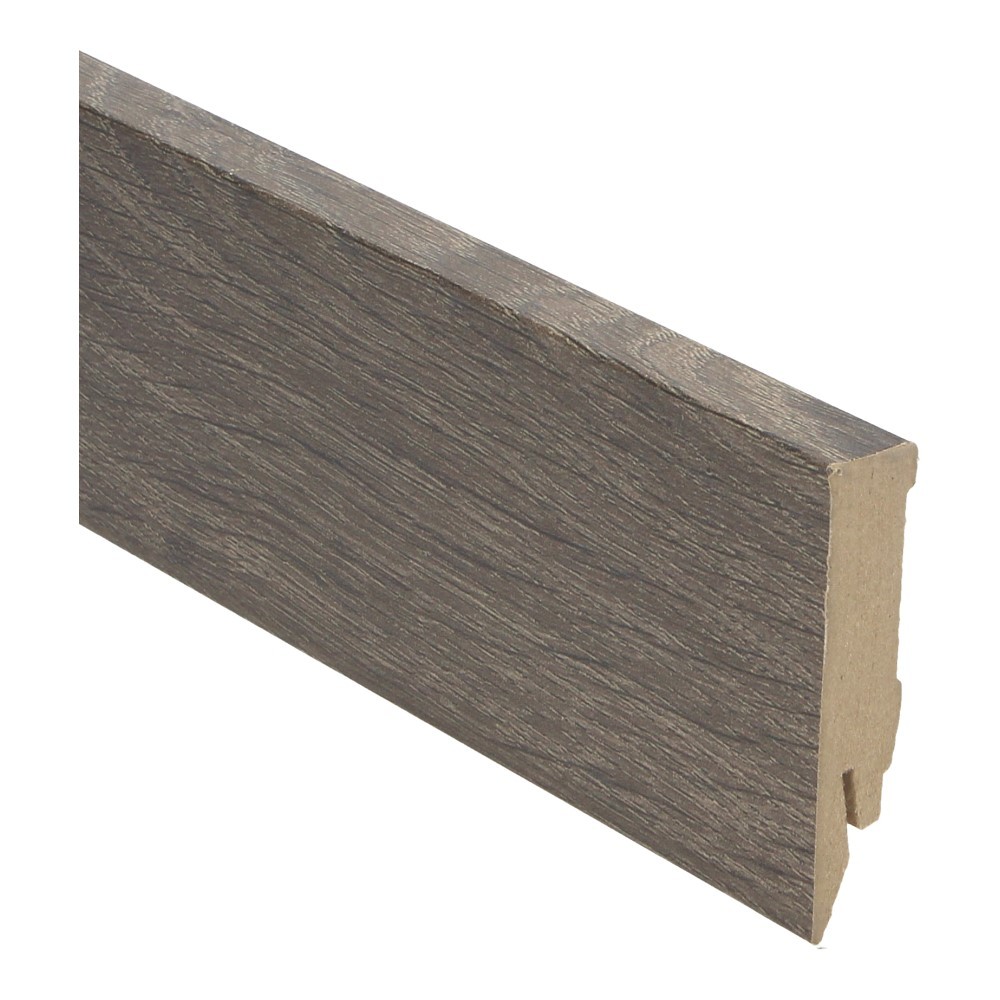 Rechte folieplint 70x14 klassieke eik bruin - Afbeelding 2