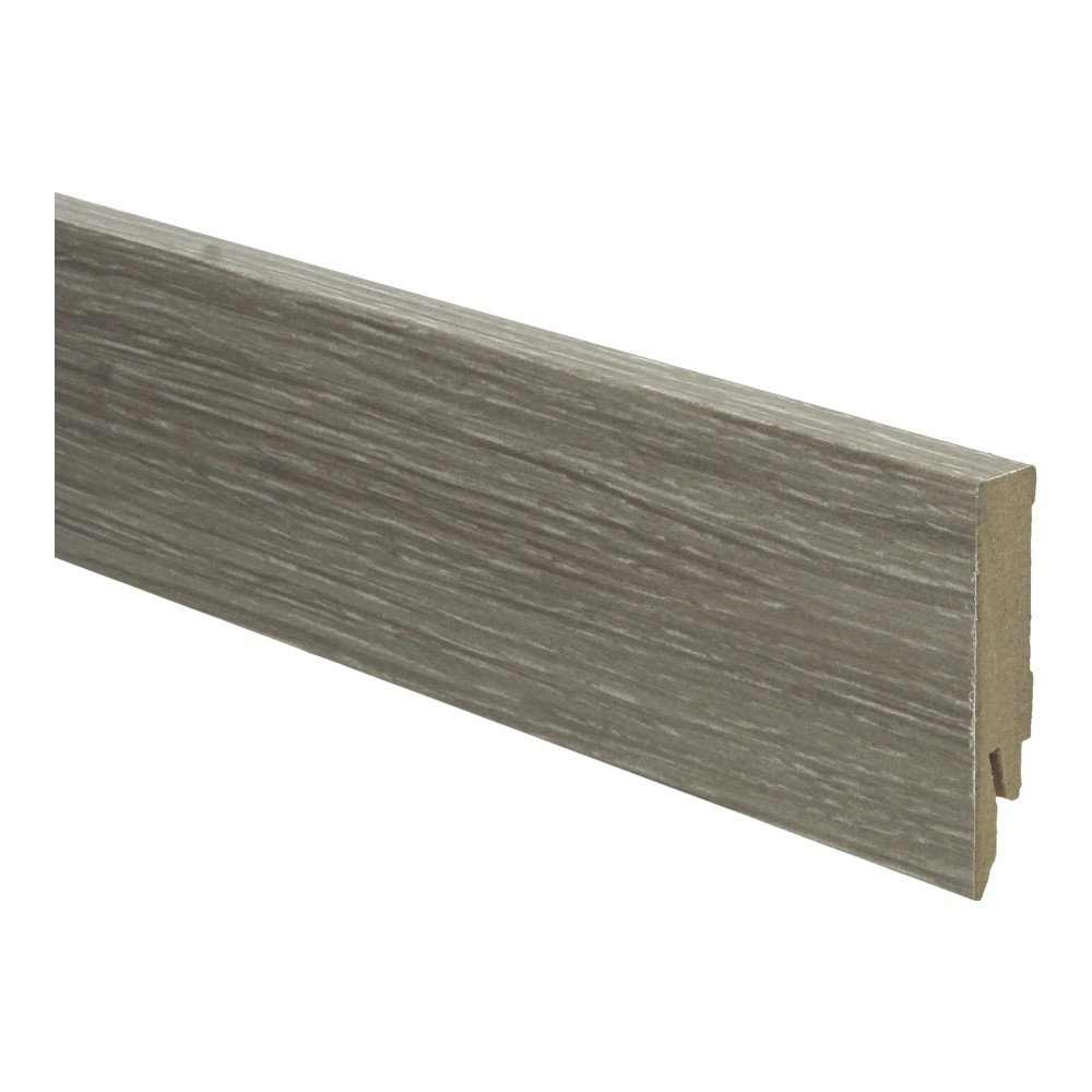 Rechte folieplint 70x14 gerookt eiken wit geolied - Afbeelding 2