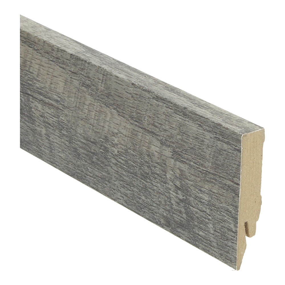 Rechte folieplint 70x14 castle oak grey - Afbeelding 2