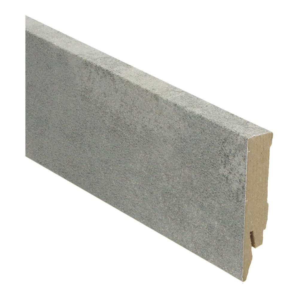 Rechte folieplint 70x14 concrete grey - Afbeelding 2