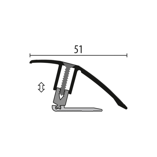 Overgangsprof. Kuberit 7-23 mm brons