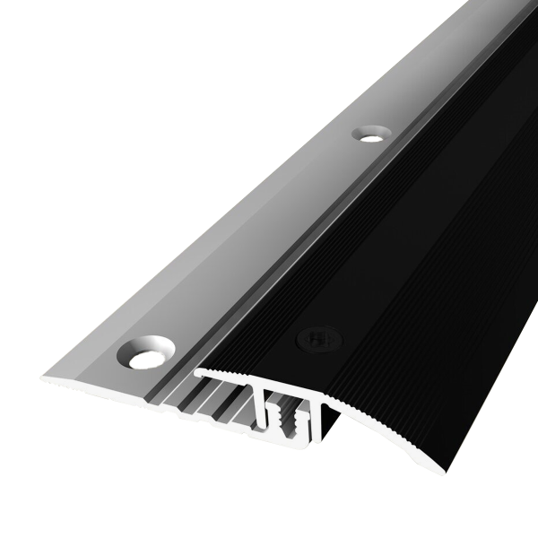 Aanpassingsprof. 376 4 - 9,5 mm alu zwart 3,0 m