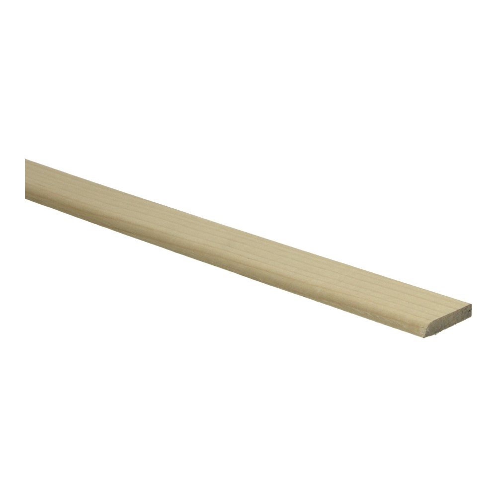 Plakplint (afwerklijst) 5x24 plakstrip fineer ahorn gelakt