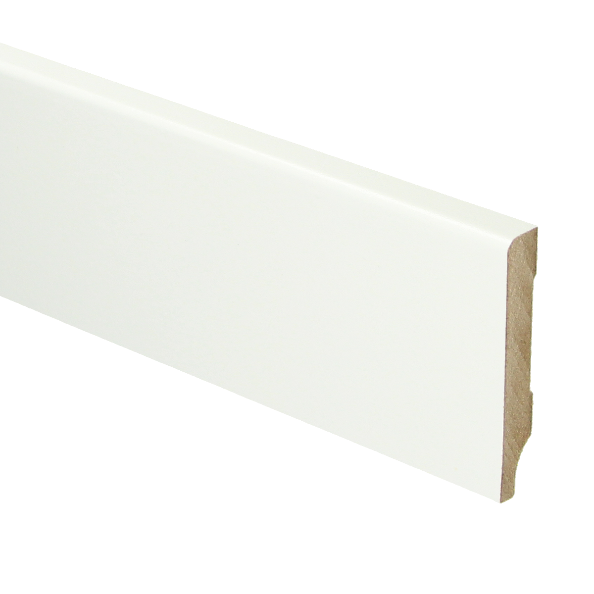 MDF Moderne plint 55x9 voorgelakt RAL 9016