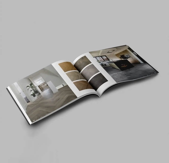 Inspiratieboek die u kunt bestellen gratis bij Parketmeester.