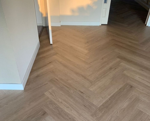 PVC visgraatvloer in Vries