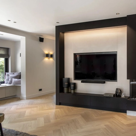 vloerverwarming in de woonkamer