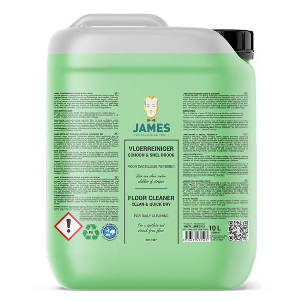 James vloerreiniger schoon & snel droog 10L