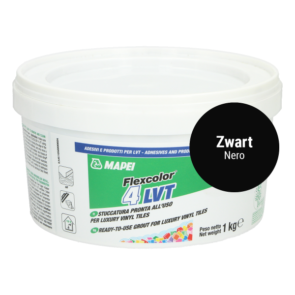 Voegpasta PVC vloeren 1L zwart