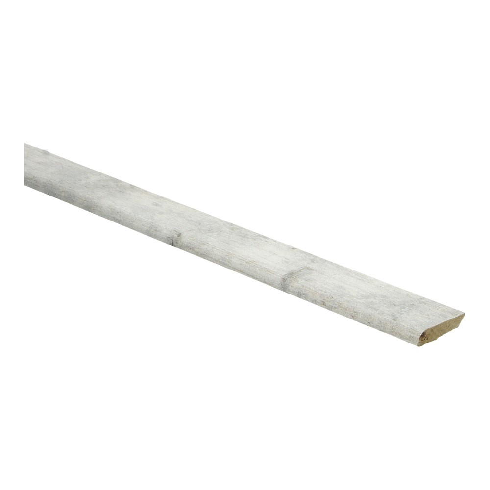 Plakplint (afwerklijst) met plakstrip oud grenen gekalkt