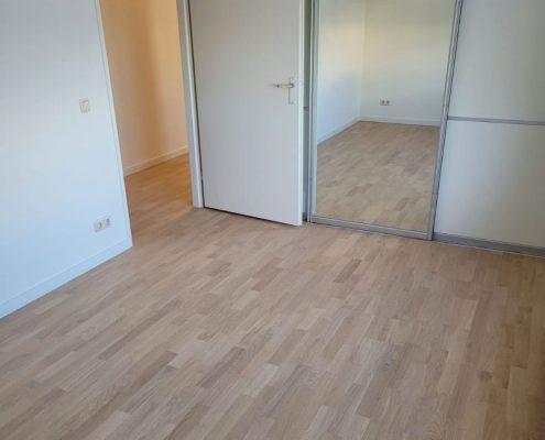 Eiken parketvloer in Assen slaapkamer